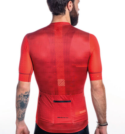 Maillot ciclista SPECTRA RED detras