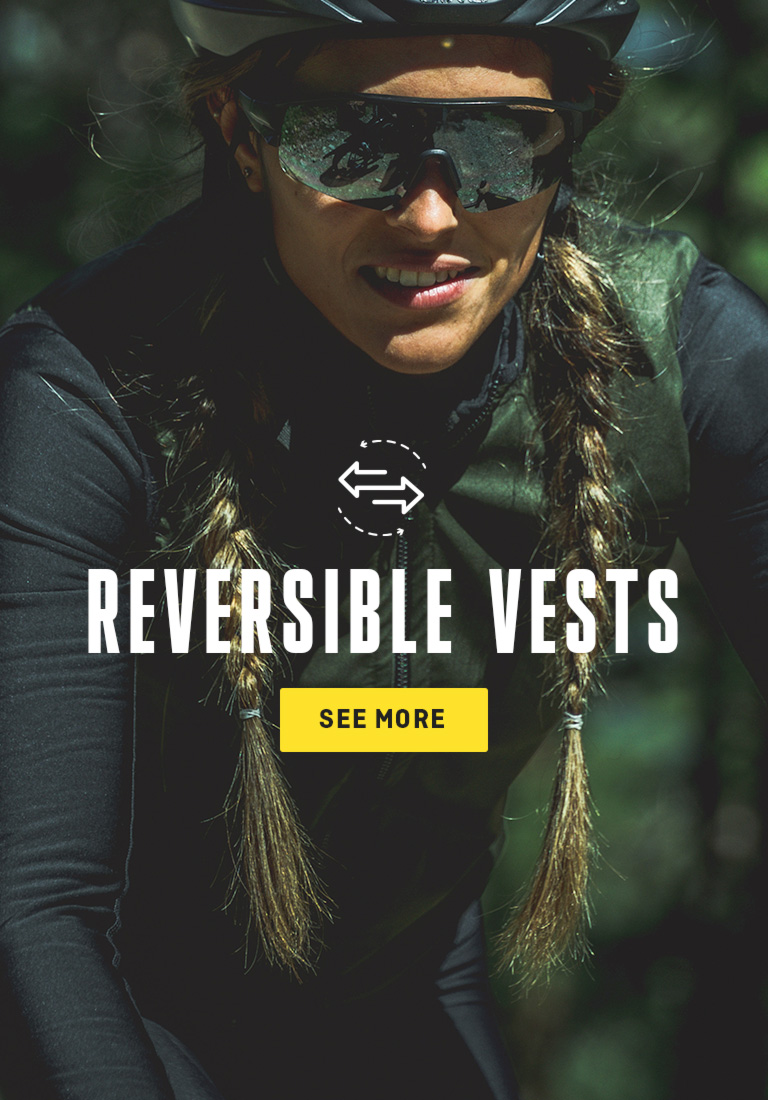 Reversible cycling vest