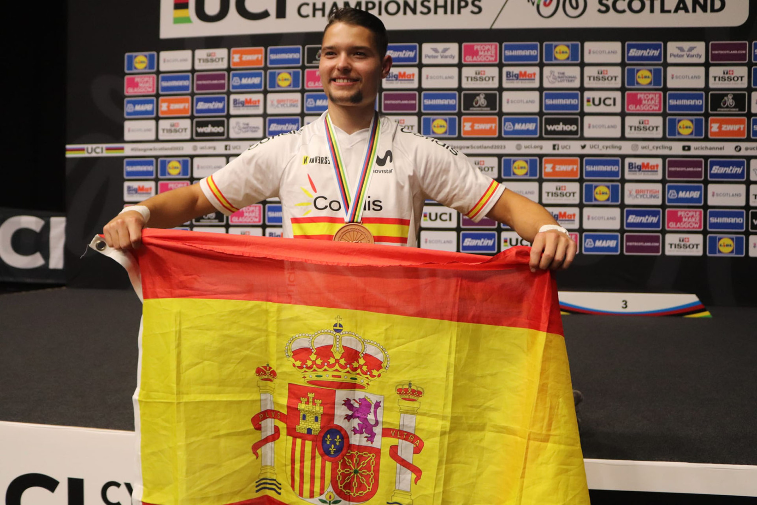 Spain wins a total of 13 medals at the 2023 UCI Cycling World