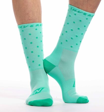 Calcetines deportivos 14 cm SPOT VERDES