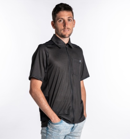 Camisa màniga curta esportiva gravel enduro casual TORONTO GRIS