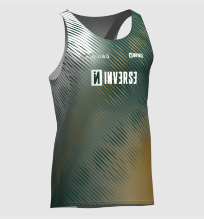 Custom men running singlet OFFROAD