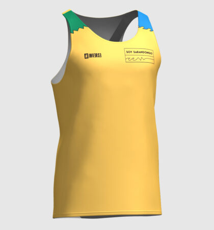 Camiseta tirantes running SARA PÉREZ (HOMBRE)