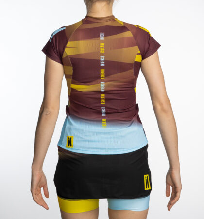 Camiseta manga corta trail running mujer CAMU