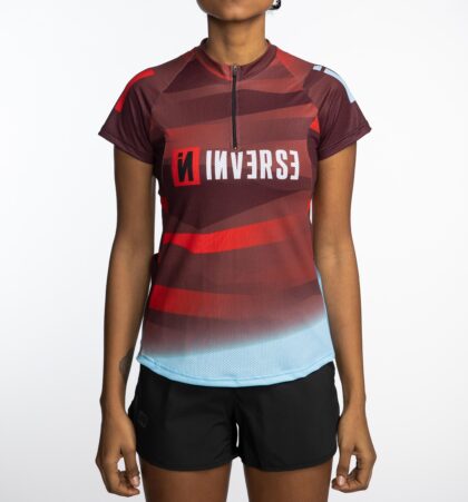 Camiseta manga corta trail running mujer RED CAMU