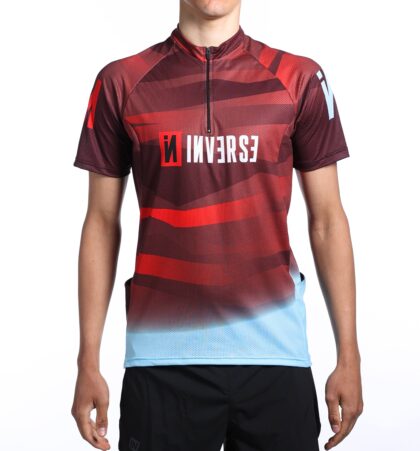 Camiseta manga corta trail running hombre RED CAMU