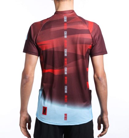 Camiseta manga corta trail running hombre RED CAMU