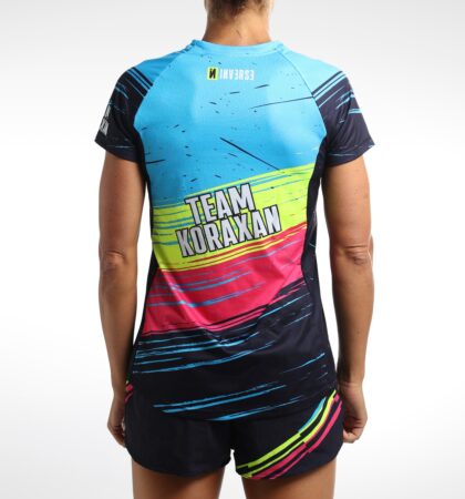 Camiseta running corta TEAM KORAXAN (UNISEX)