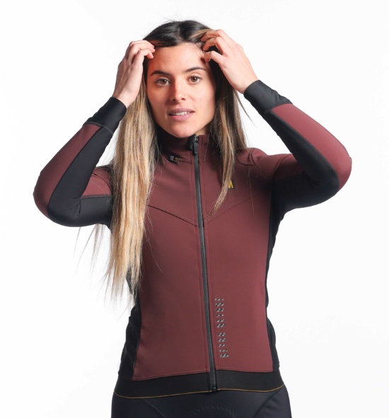 CHAQUETA CICLISTA MUJER MEMBRANA IMPERMEABLE