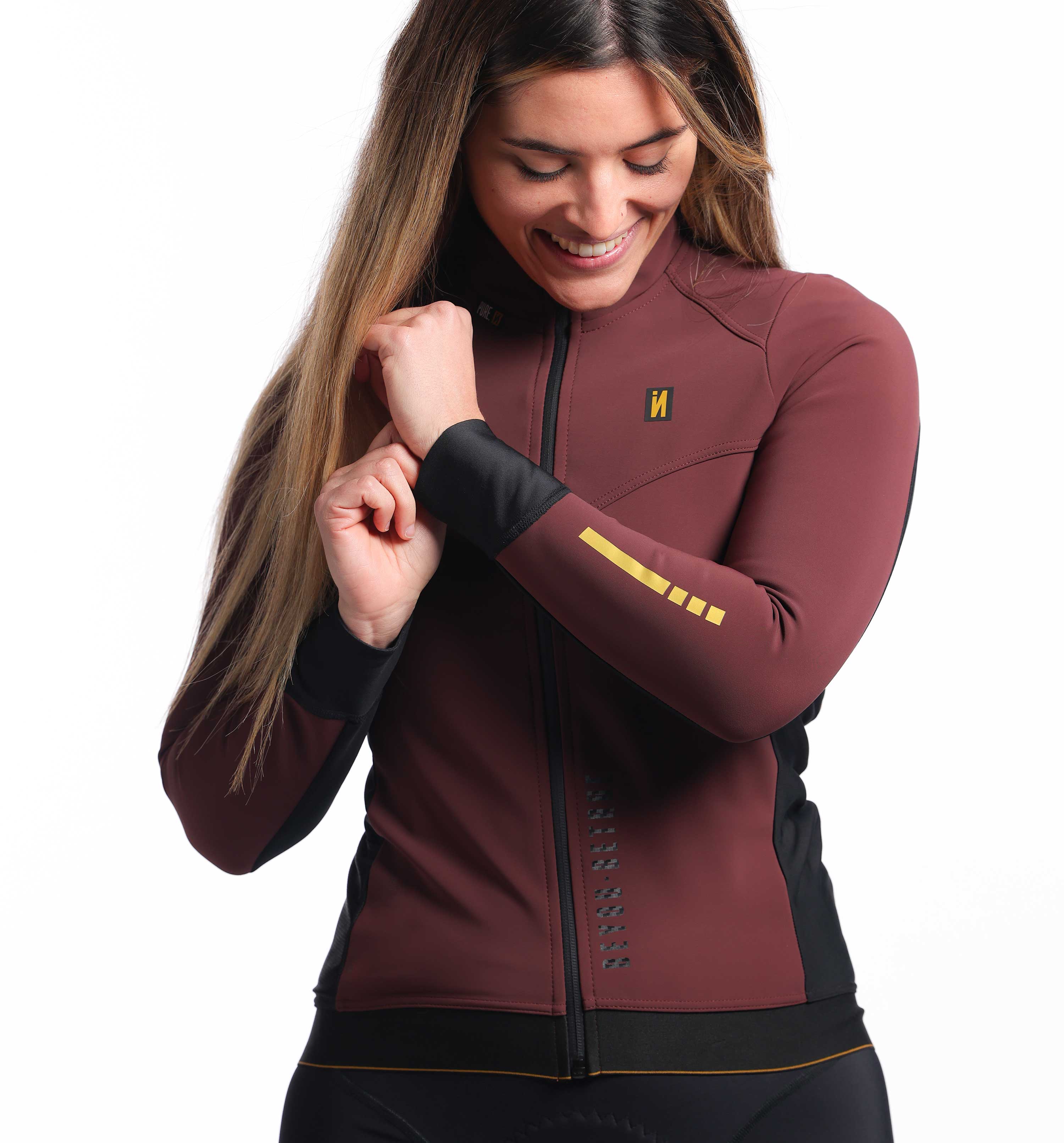 CHAQUETA CICLISTA MUJER MEMBRANA IMPERMEABLE