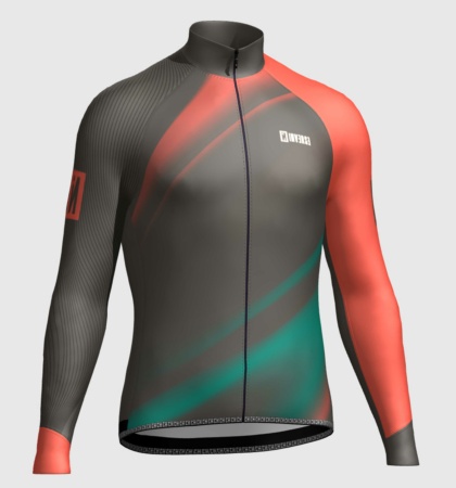 Custom cycling jacket with safety light