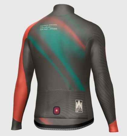 Veste cyclisme avec lumière sécurité