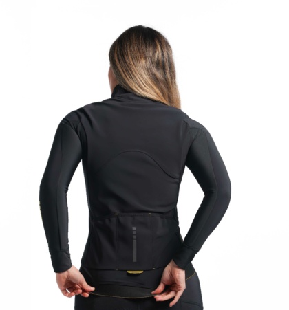 CHAQUETA CICLISMO MEMBRANA IMPERMEABLE MUJER