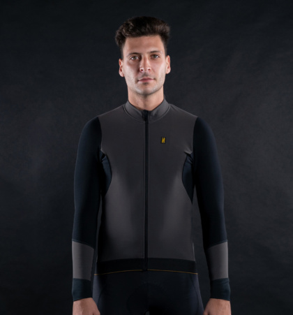 Chaqueta ciclista frontal membrana NEXUM GRAFITO (HOMBRE)