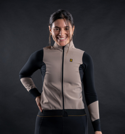 Chaqueta ciclista frontal membrana NEXUM TIERRA (MUJER)