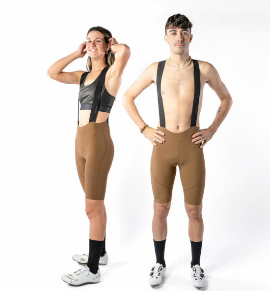 Cycling bib shorts BETA LATTE