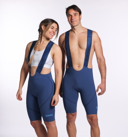 Cycling bib shorts ENERGY INDIGO (UNISEX)