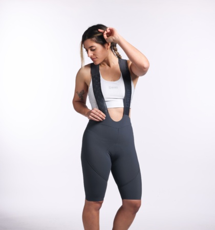 Culotte ciclismo mujer gris