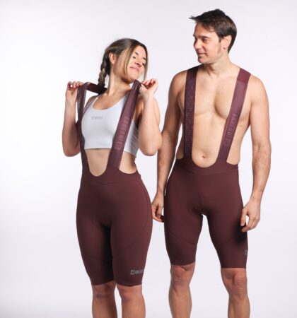 Culotte ciclismo granate rosewood