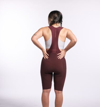 Culotte ciclismo granate rosewood