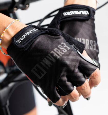 Custom cycling gloves with velcro