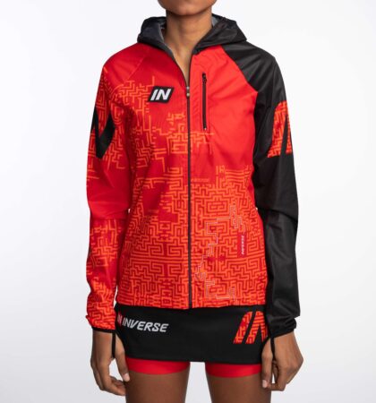 Chaqueta cortavientos trail running impermeable Mujer