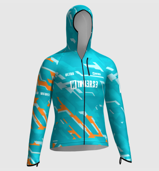 impermeable con capucha trail running personalizable