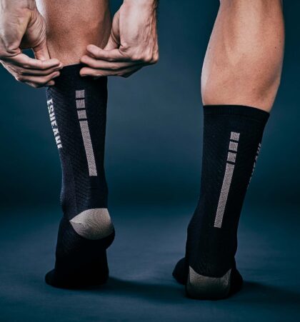 calcetines ciclismo negros inverse