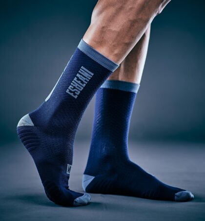 chaussetes sport bleu inverse