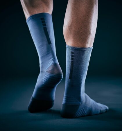 CALCETIN CICLISMO INVERSE AZUL