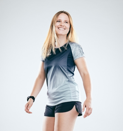 Short sleeve running top BREEZE (WOMEN)