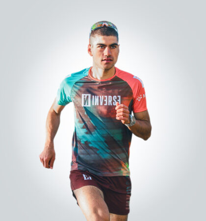 Camiseta running manga corta CHASE (HOMBRE)