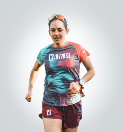 Camiseta running manga corta CHASE (MUJER)