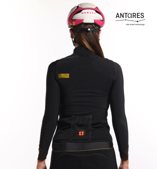 Chaqueta ciclista con luz de seguridad ANTARES (MUJER)