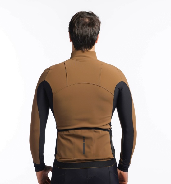 Chaqueta ciclista marrón Inverse