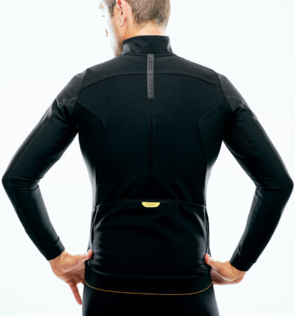 chaqueta ciclismo invierno negro