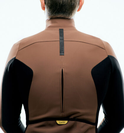 veste velo inverse brun
