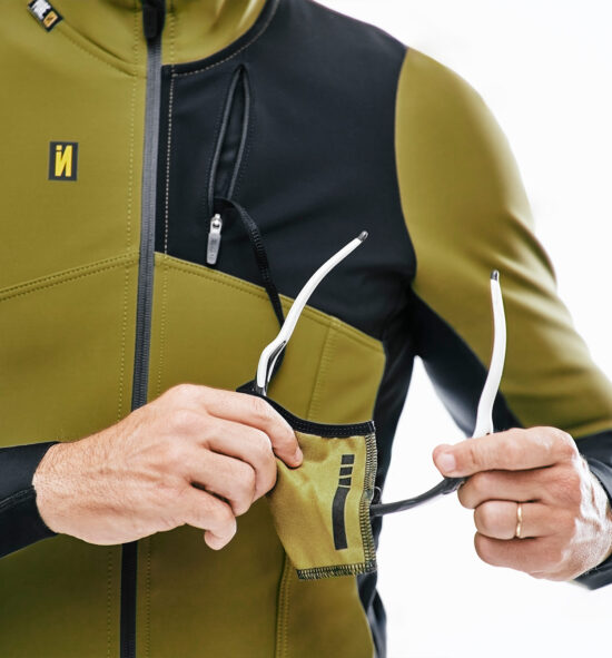 chaqueta ciclismo verde inverse