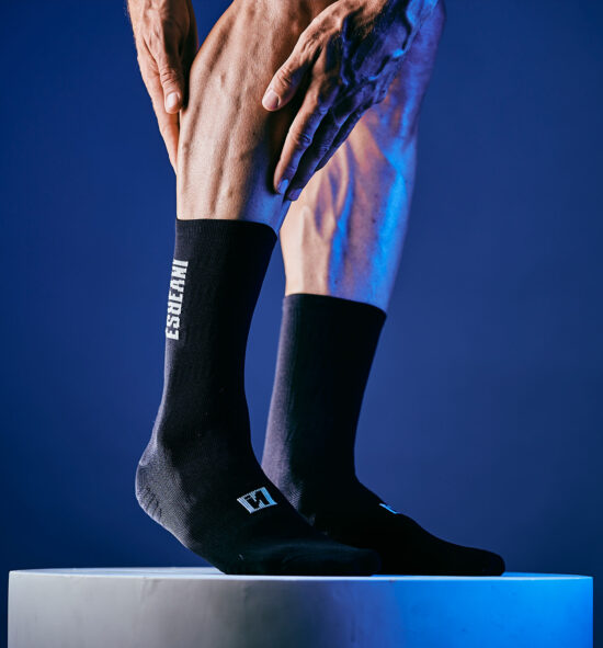 calcetines ciclismo negros inverse