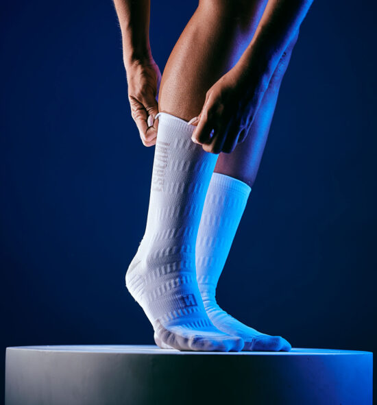 calcetines deportivos blancos inverse