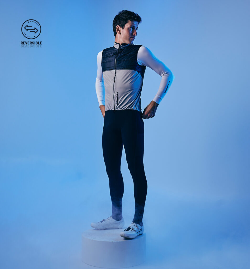 chaleco ciclismo reversible termico Inverse