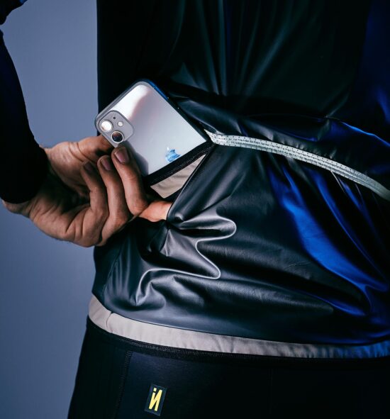 Chaleco ciclista negro XPERT INVERSE