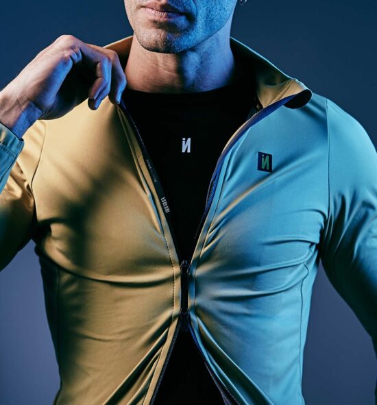 Chaqueta ciclista DORADA PURE INVERSE