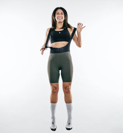 CULOTTE CICLISMO MUJER VERDE