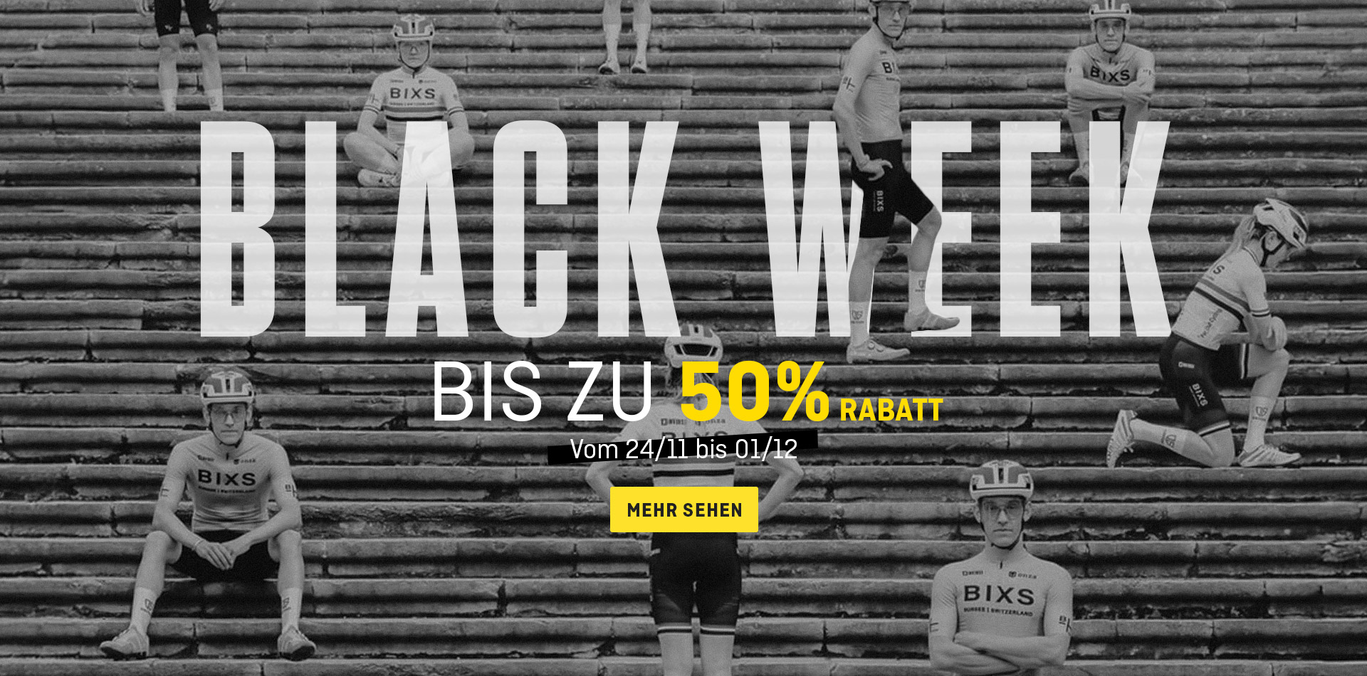 Black Friday Aktion für Radbekleidung