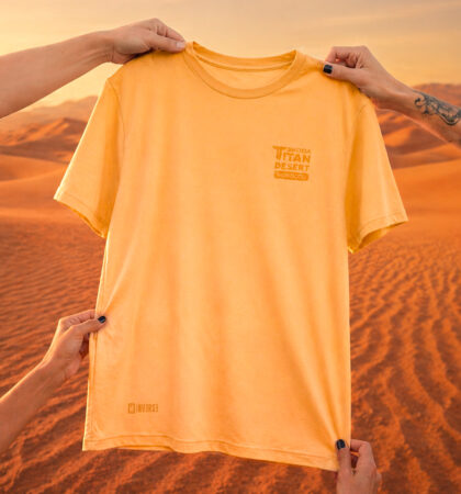 T-shirt TITAN DESERT MOROCCO PAPAYA