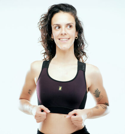 top deportivo mujer morado inverse