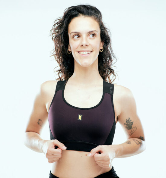 top deportivo mujer morado inverse