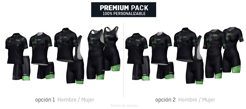 PREMIUM PACK TRIATLON PERSONALIZADO