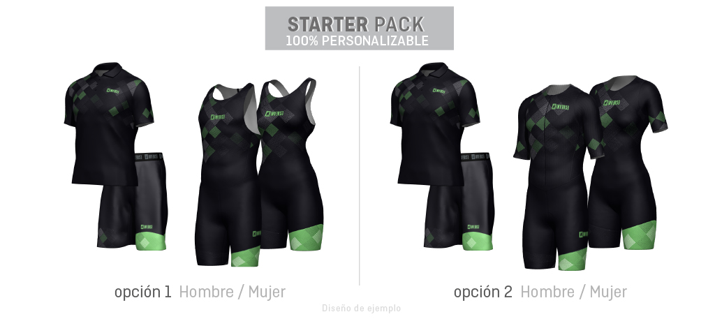 STARTER PACK TRIATLON PERSONALIZADO